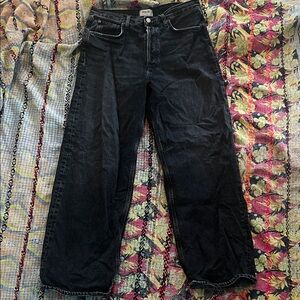 Agolde low slung baggy. Size 28. Recess.